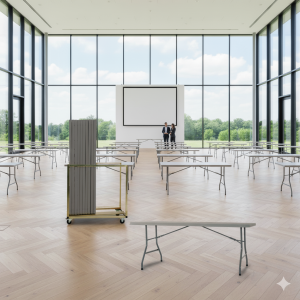 21 Maxchief XL180 Vintage klapborde inkl. bordvogn