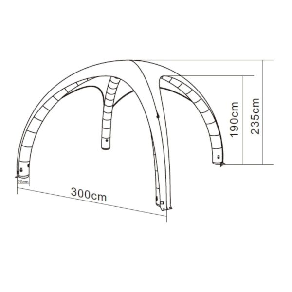 Complete Air Cover 3x3m - Image 2