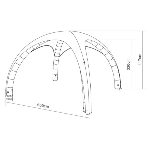 Komplet Air Cover 6x6m - Fullprint - Image 2