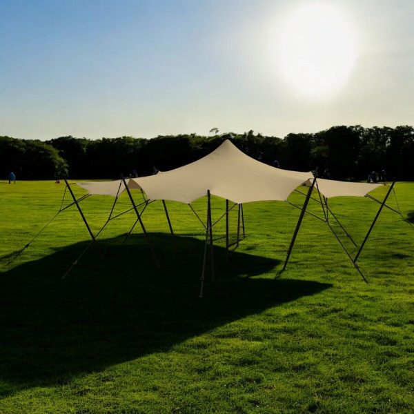 Stretch tent 6x6m - SAND - Komplet - Image 2