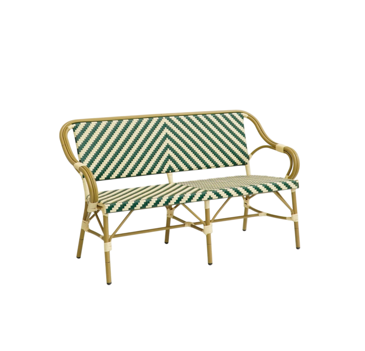 Paris - Cafébænk m. armlæn - Flet