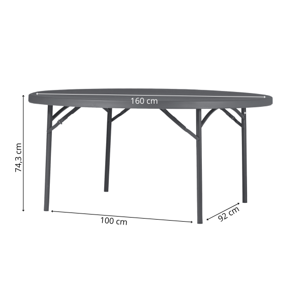 Zown New Classic – rundt klapbord Planet Ø160 cm - Image 2