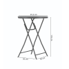 Zown NC - klapbord Cocktail Ø80cm inkl. stretchdug - Image 2