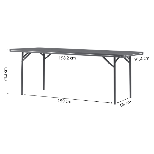 Zown New Classic - klapbord XXL 200x90 cm - Image 2