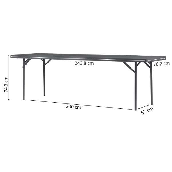 Zown New Classic - klapbord XL 240x76 cm - Image 2
