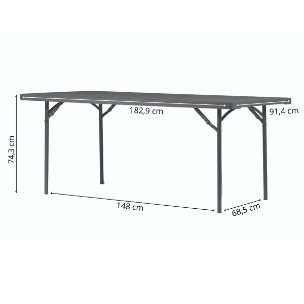 Zown New Classic - klapbord XXL 180x90 cm - Image 2