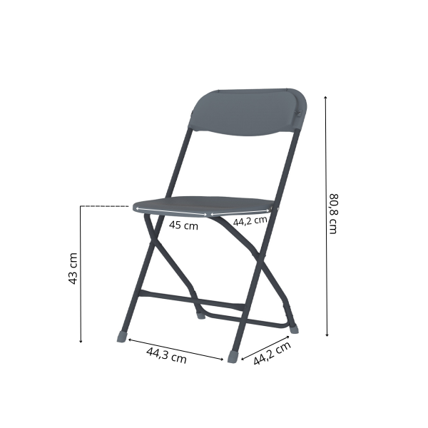 Zown NC Alex folding chair - Max load 190 kg - Image 2