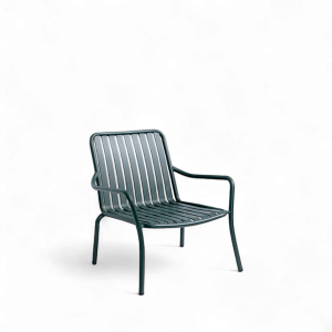 Loungestol stabelbar, metal