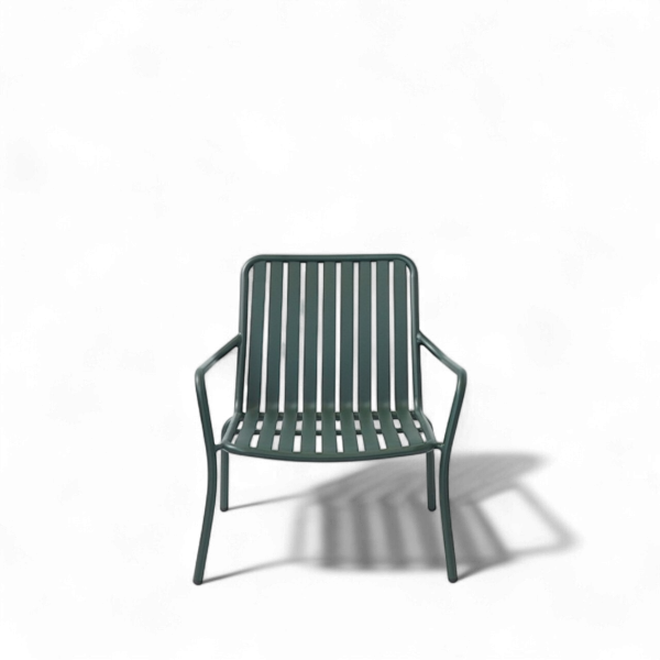 Loungestol stabelbar, metal - Image 4