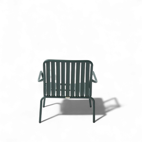 Loungestol stabelbar, metal - Image 2