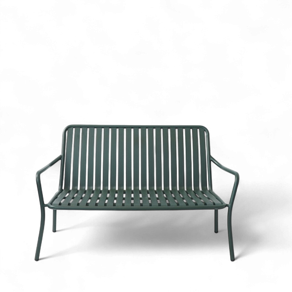 Loungesofa metal, stabelbar - Image 5
