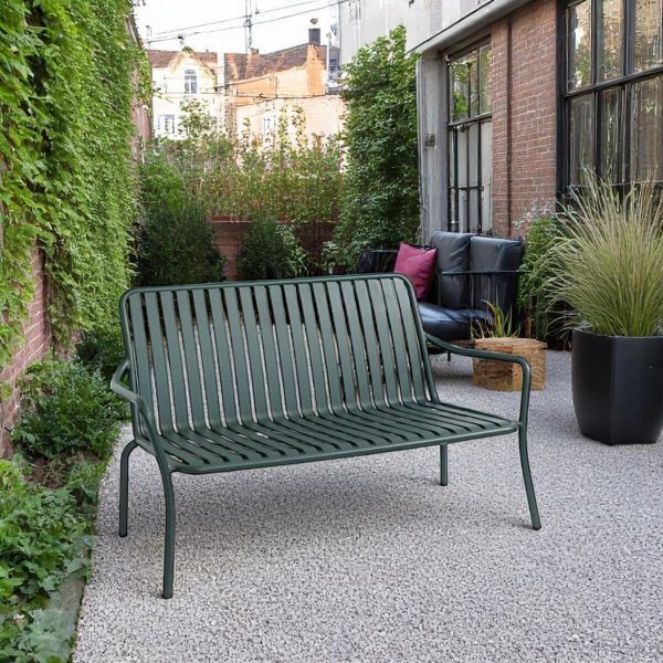 Loungesofa metal, stabelbar - Image 2