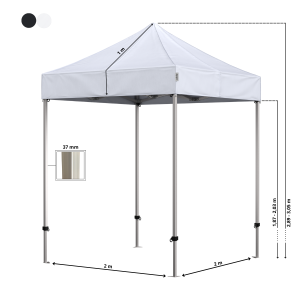 Foldetelt Komplet 2x2m Premium