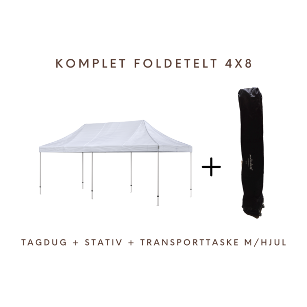 Foldetelt Komplet 4x8m Premium Plus - Image 2