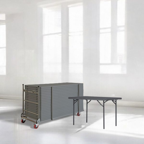 24 Zown XL120 folding tables incl. table cart