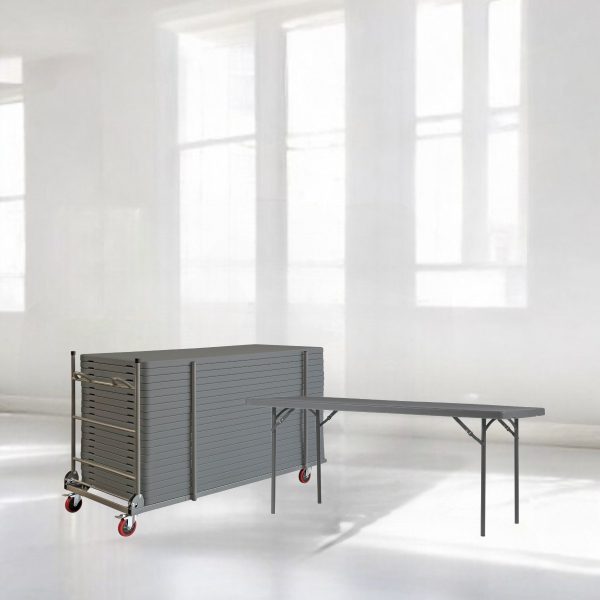 20 Zown XL180 folding tables incl. table cart
