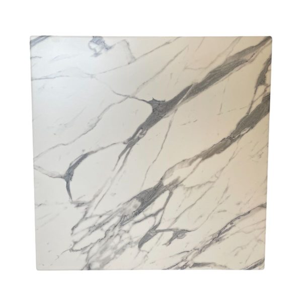 Carrara marmorlook bordplade firkantet