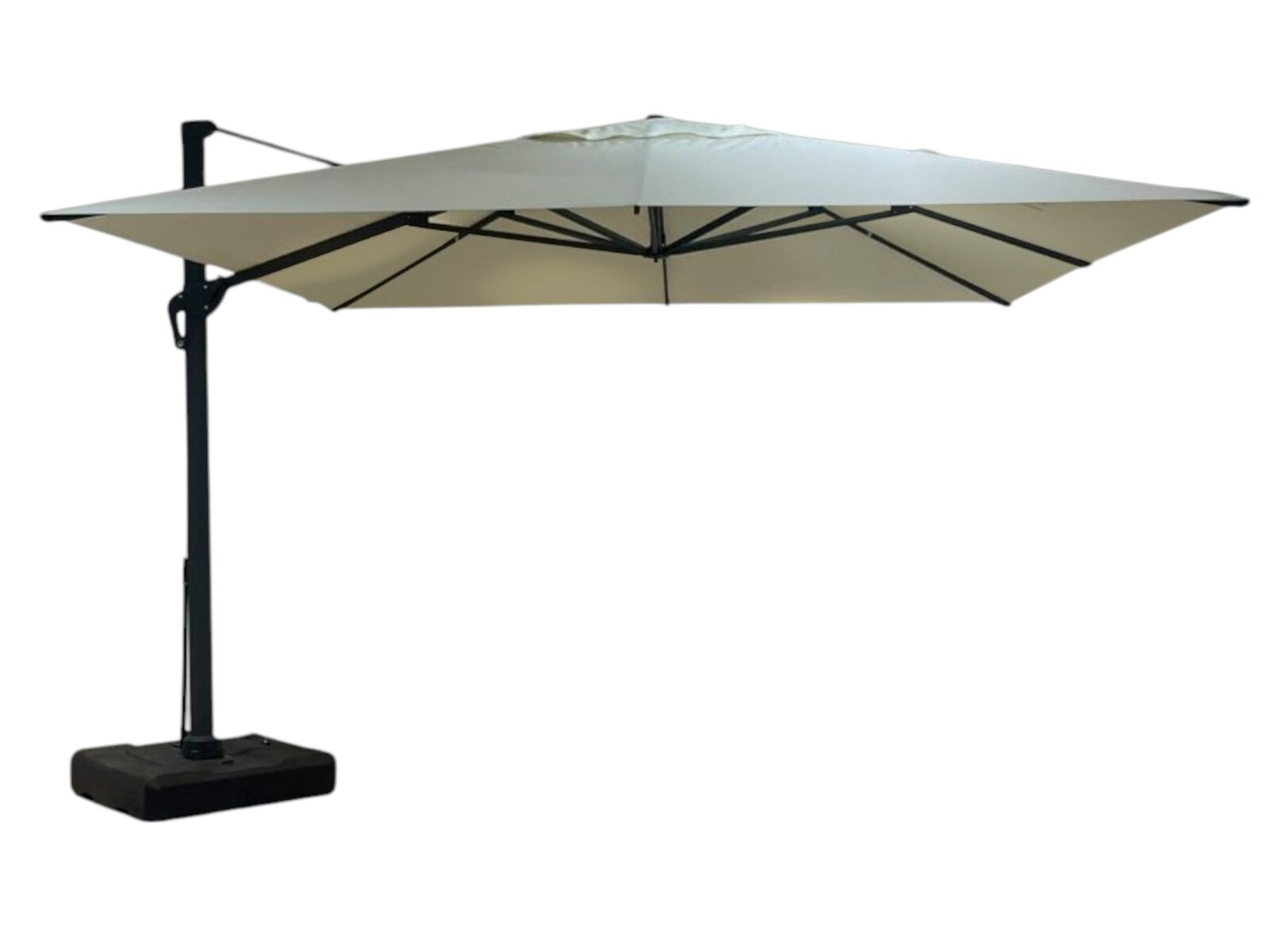 Corner Parasol v.2 3x3m 280gr/m2 Polyester dug - NY