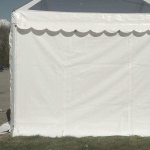 Side 2,2m - lyn/dør, hvid PVC