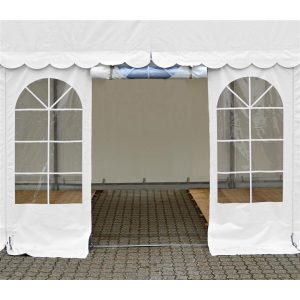 Side 2,2m - kd/dør/vind, hvid PVC