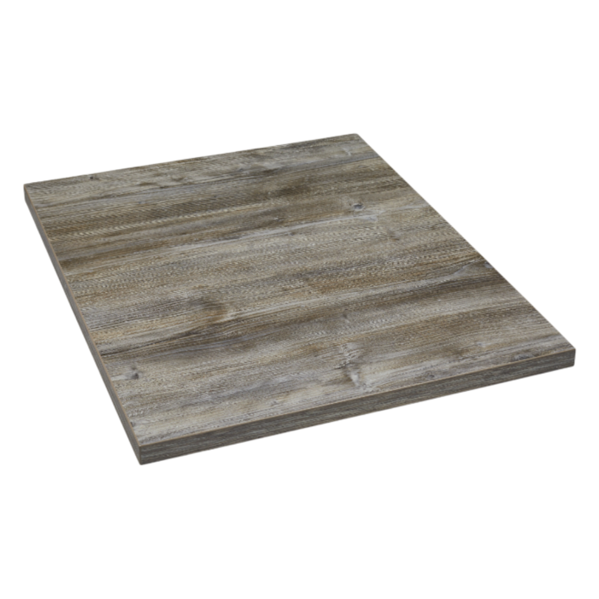 Vintage Fyrretræ bordplade firkantet Exteriolit