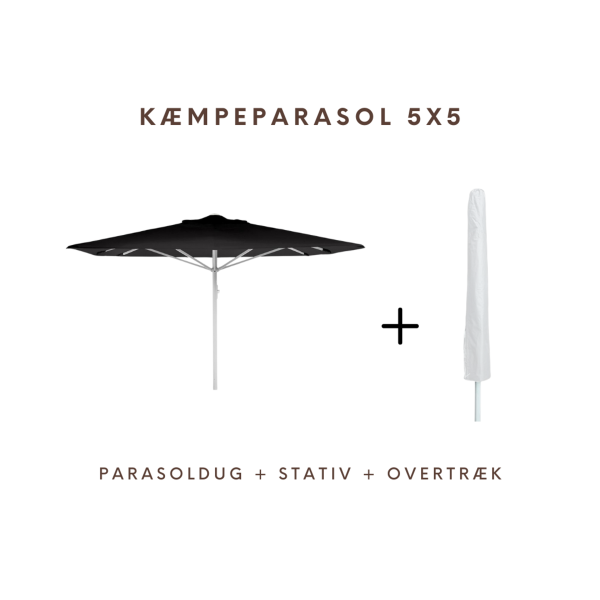 Giant parasol - 5x5m without frieze edge - NEW - Image 2
