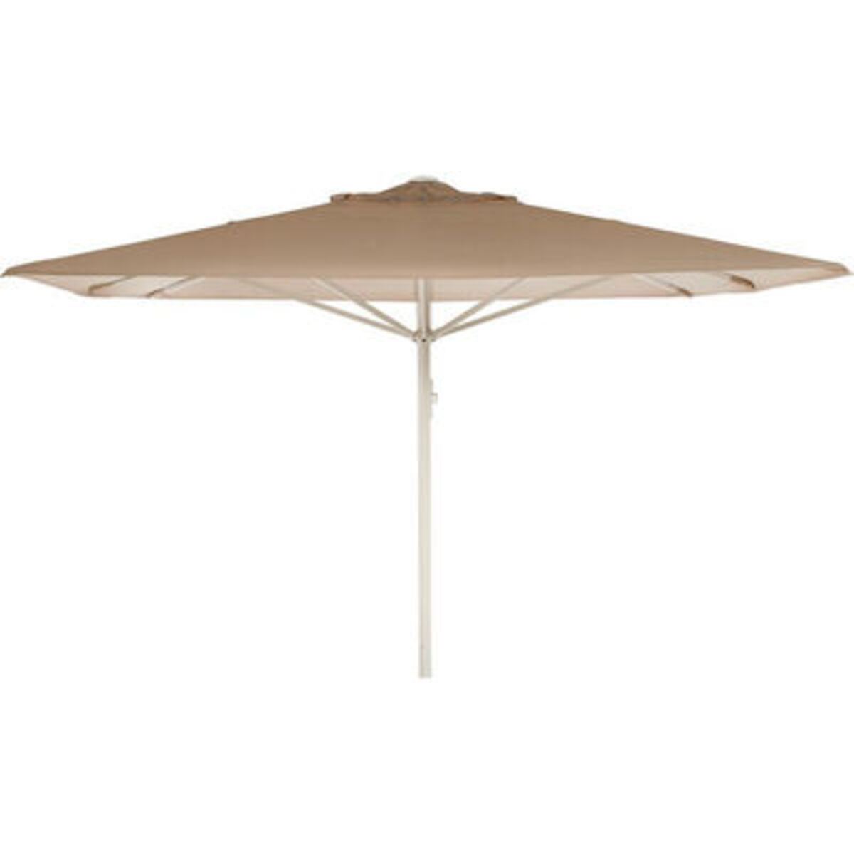 Kæmpeparasol 4x4 polyester u/frisekant