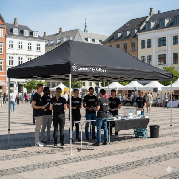 Foldetelt Komplet 4x6m Premium Plus