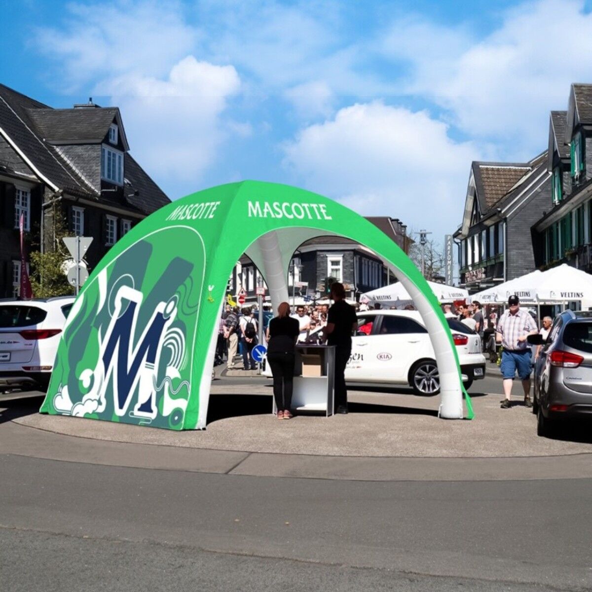 Lukket side til Air Cover 7x7m, Fullprint, enkeltside