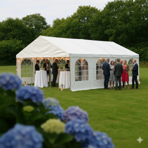 Start class SEMI-PRO 6x4m including sides, roof, and gable