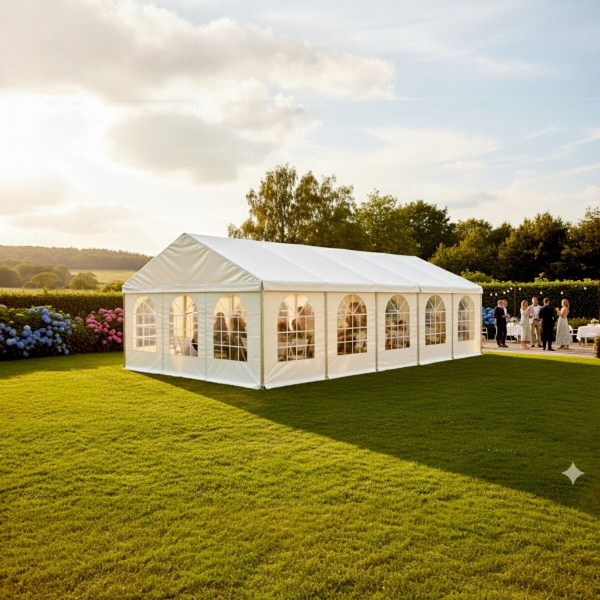 Start class SEMI-PRO 6x4m including sides, roof, and gable