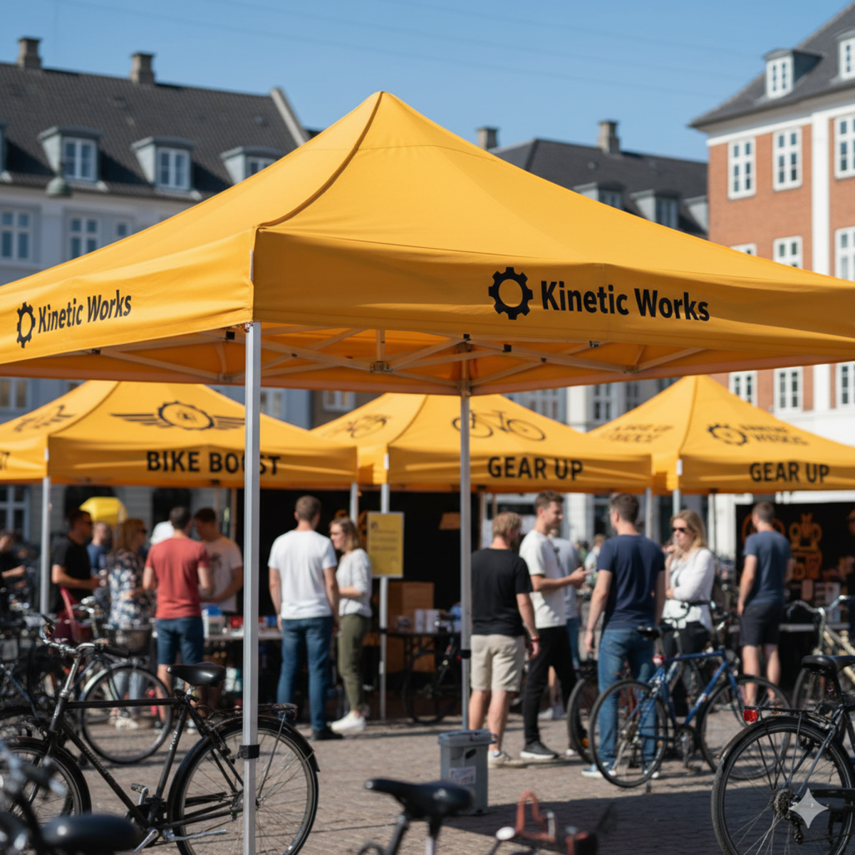 Foldetelt Komplet 3x3m Premium