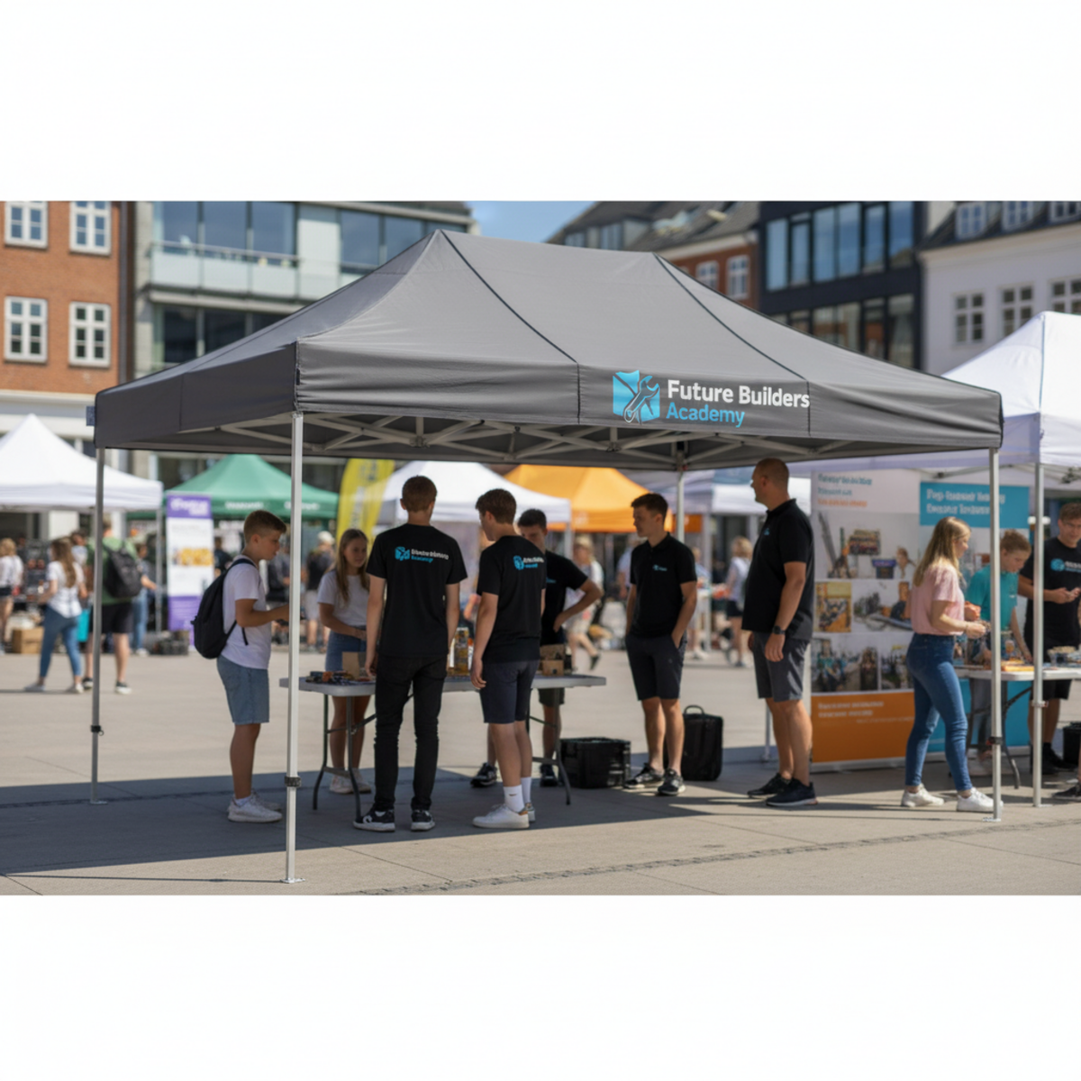 Foldetelt Komplet 3x4,5m Premium Plus