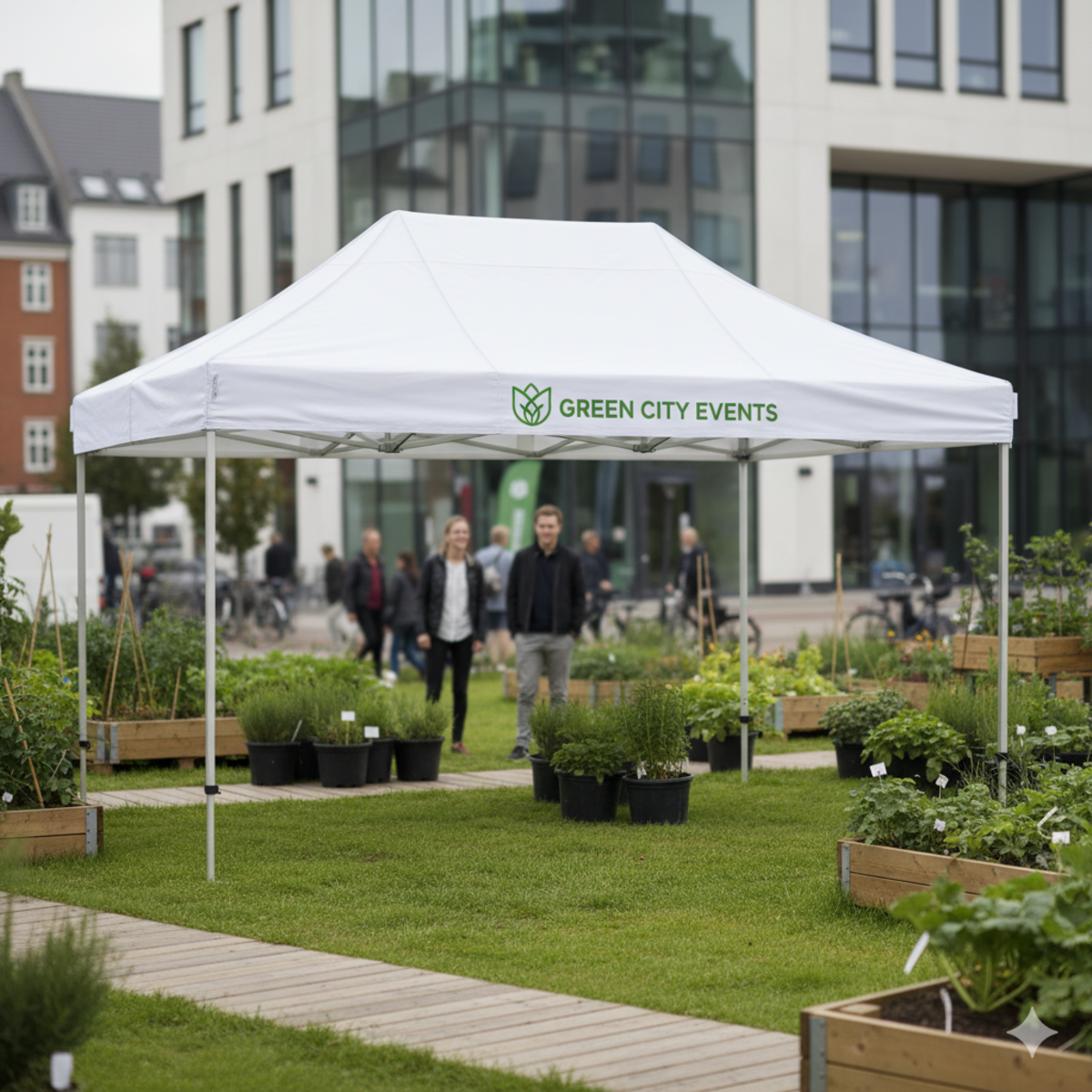 Foldetelt Komplet 3x4,5m Premium Plus