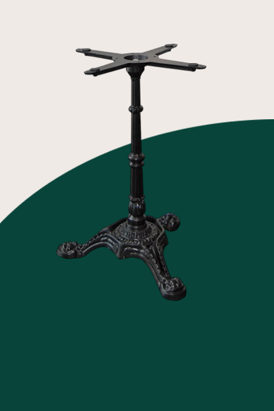 WERZALIT – Marmorlook/messingkant bordplade firkantet