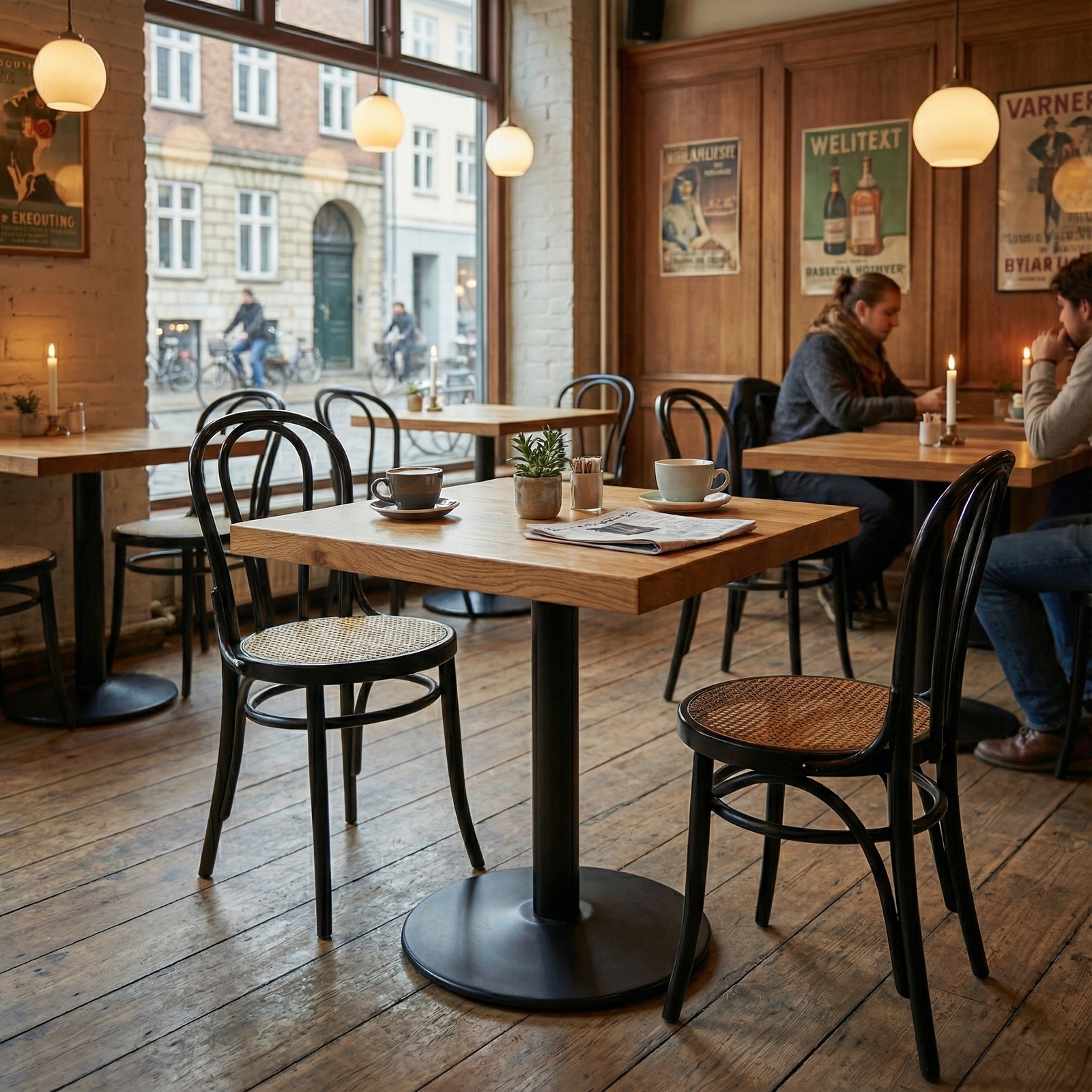 Bordplade massivt Eg 38mm, natur olieret