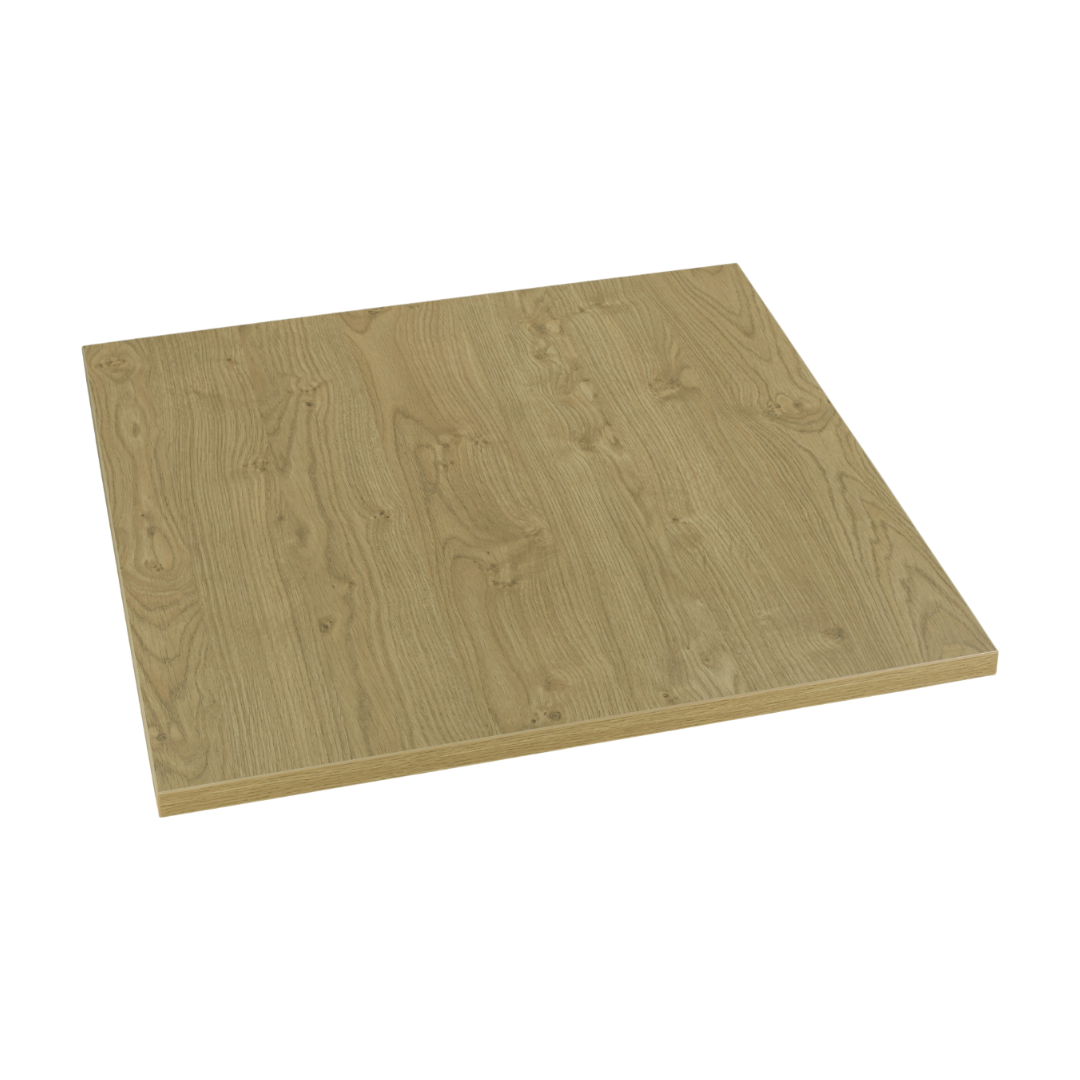 Cognac Oak bordplade firkantet Lamidur