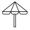 Parasoller udendoers