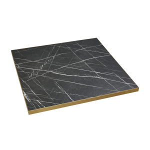 Black Pietro Grigio bordplade firkantet Lamidur