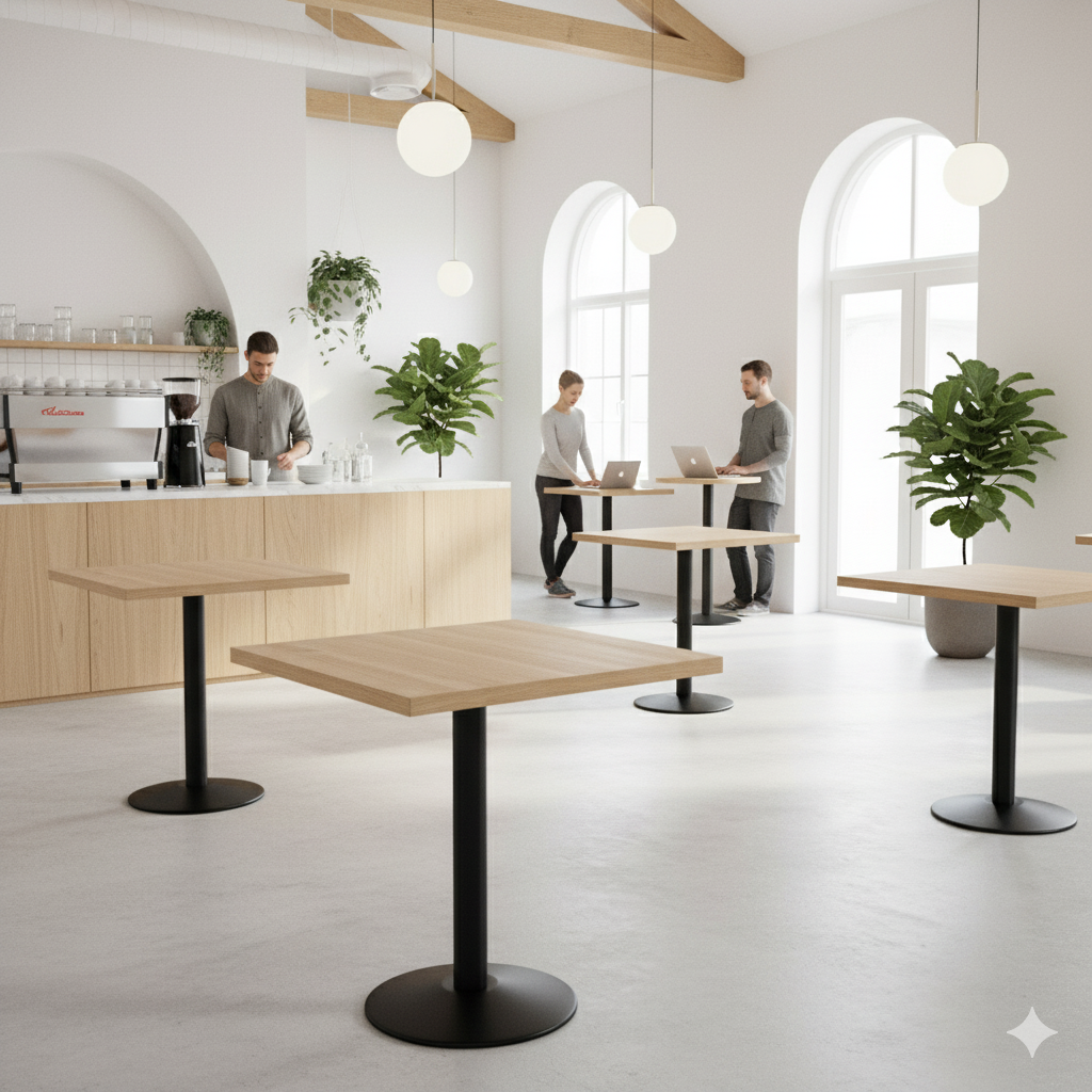 Cognac Oak bordplade firkantet Lamidur