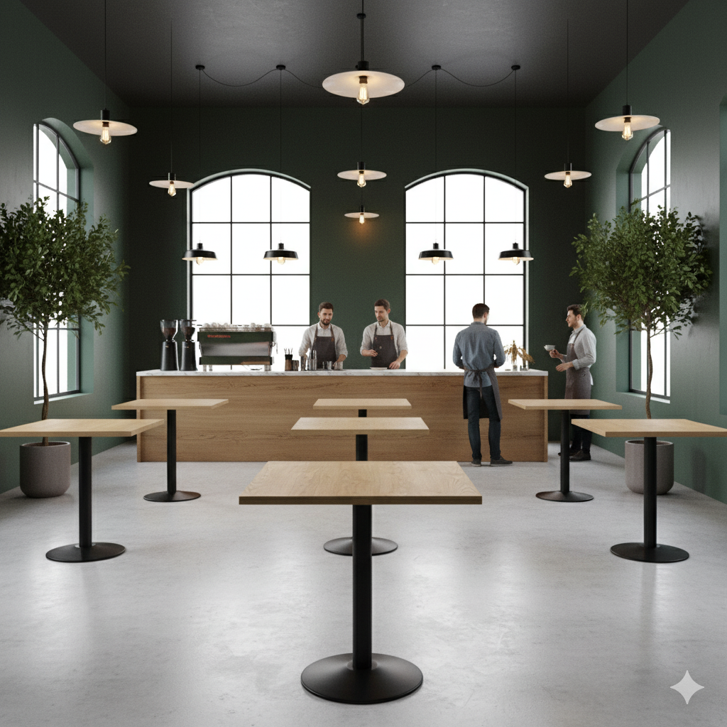 Cognac Oak bordplade firkantet Lamidur