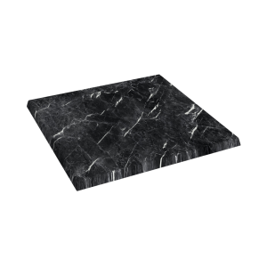 Teramo marmorlook bordplade firkantet - 70x70 cm