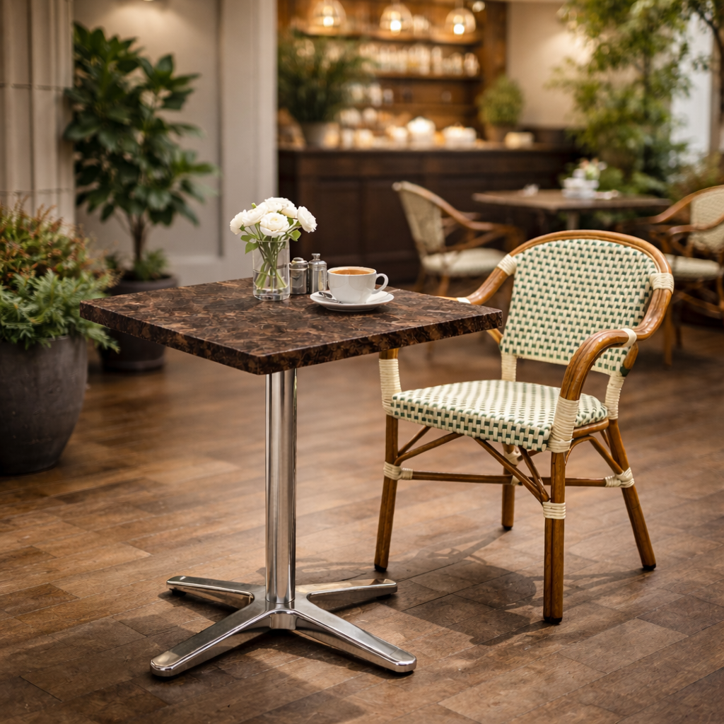 Karacabey marmorlook bordplad firkantet