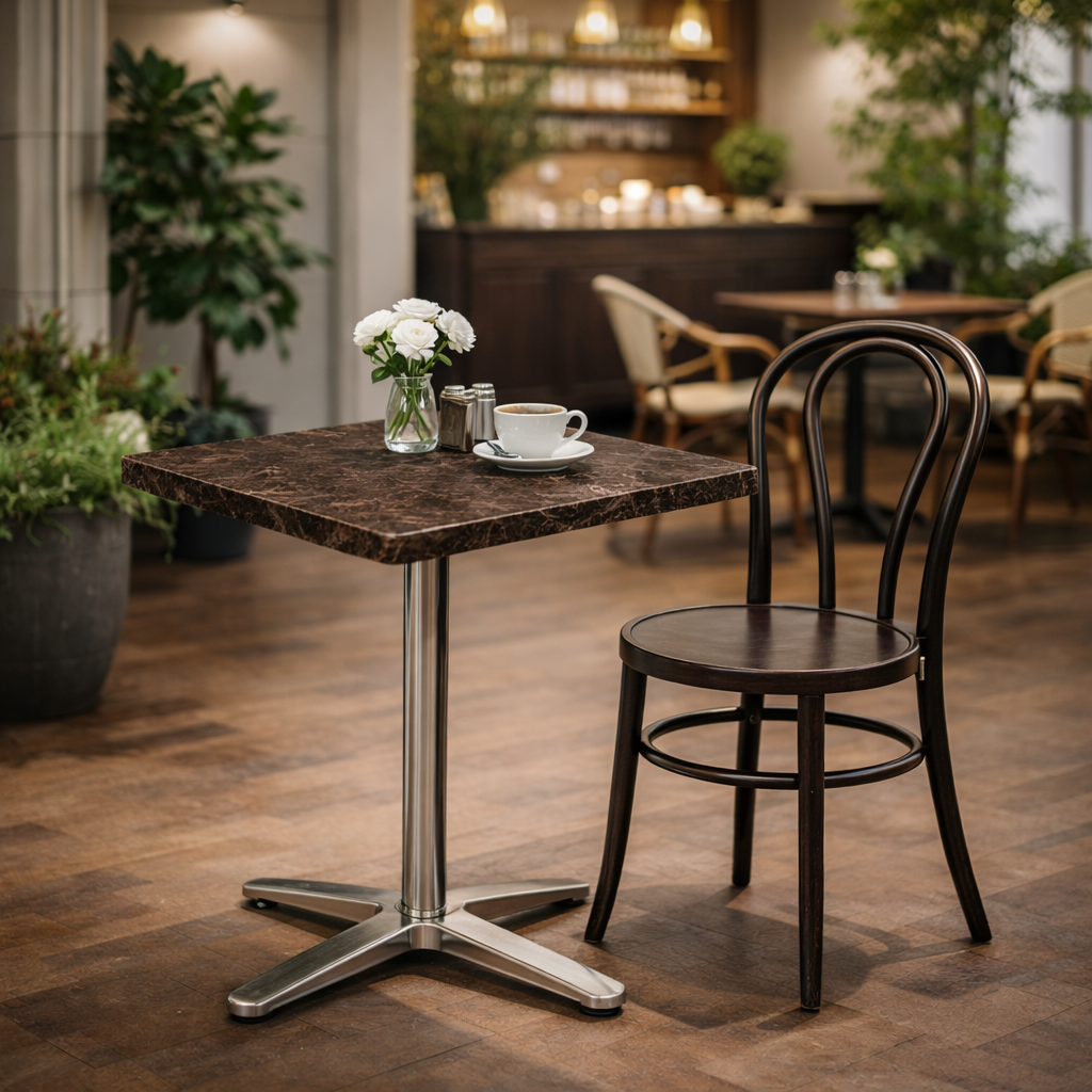 Karacabey marmorlook bordplad firkantet