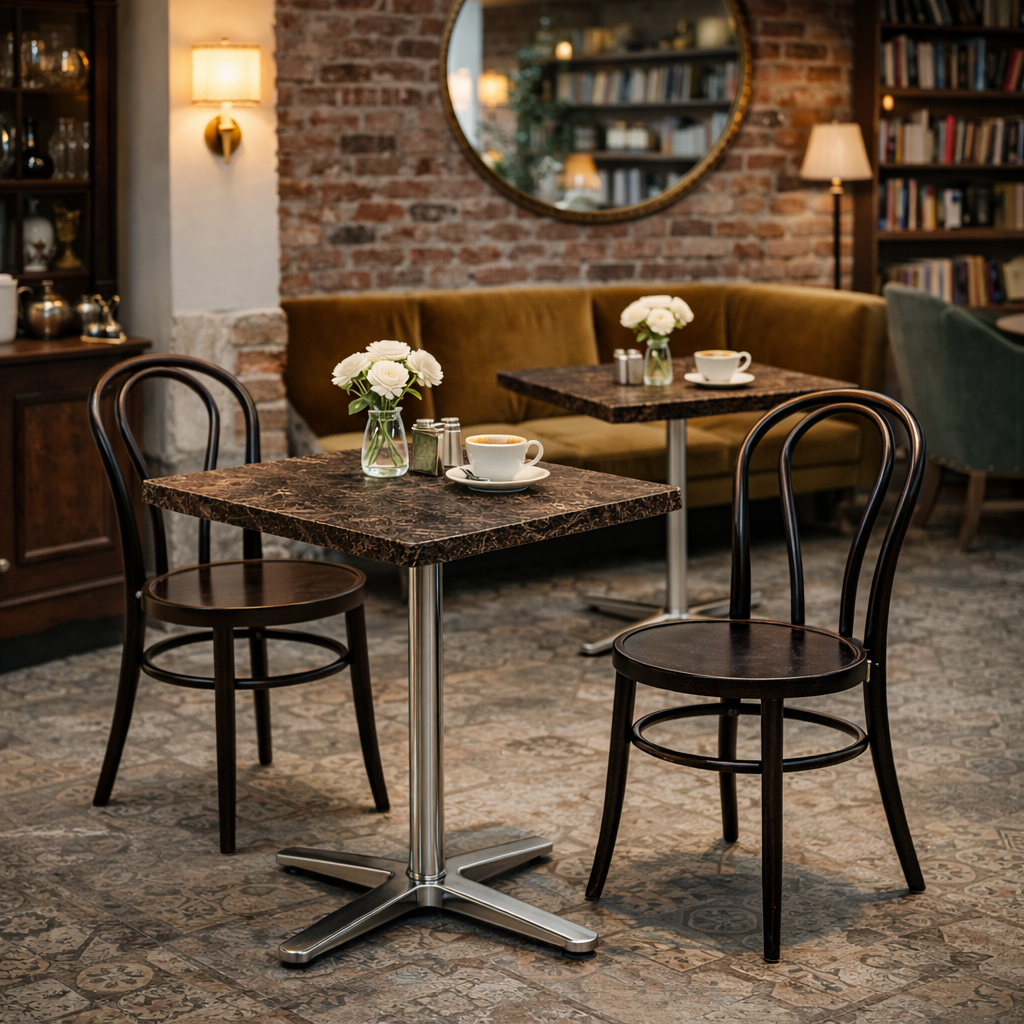 Karacabey marmorlook bordplad firkantet