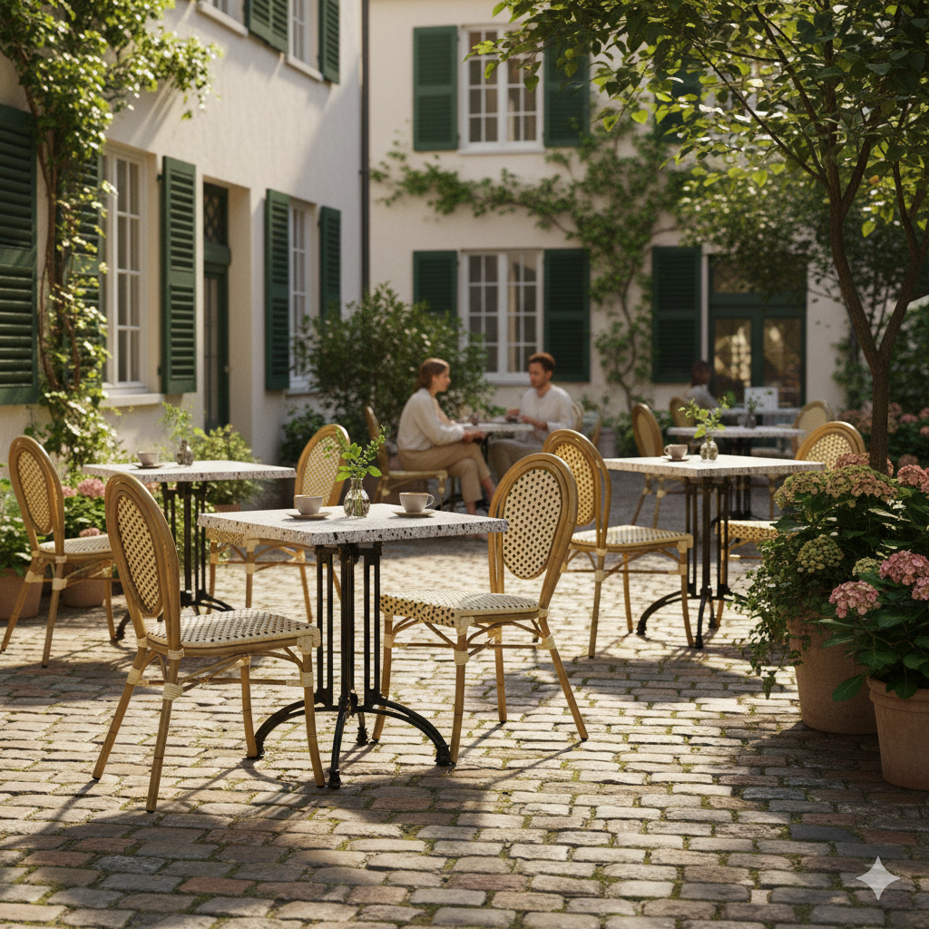 Terrazzolook bordplade firkantet