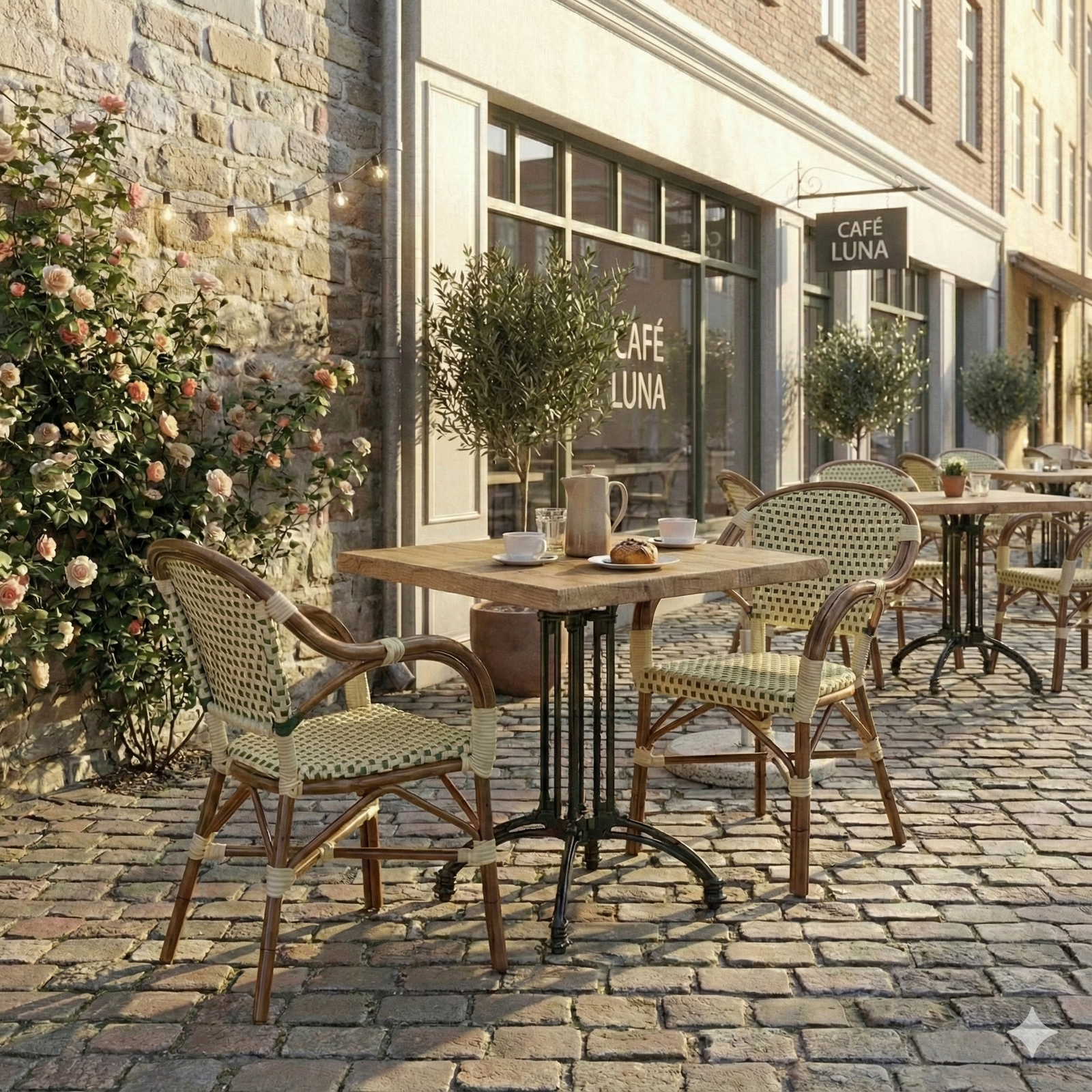 Avalon Pine bordplade firkantet