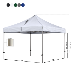 Stand Up Foldetelt Komplet 3x3m Premium