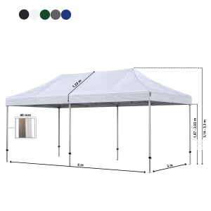 Stand Up Foldetelt Komplet 3x6m Premium Plus