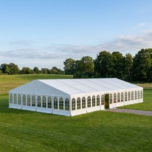 Partytelt Komplet 12 x 18 mtr. HVID